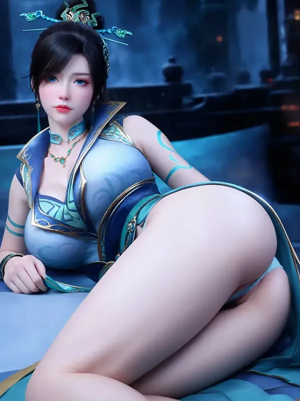 Ảnh Sex Hentai Thanh Lân 青鳞 Mông Đẹp 25 PIC