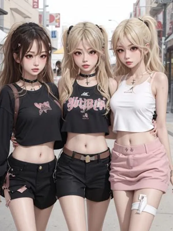 Thời Trang Của 3 Em Gái