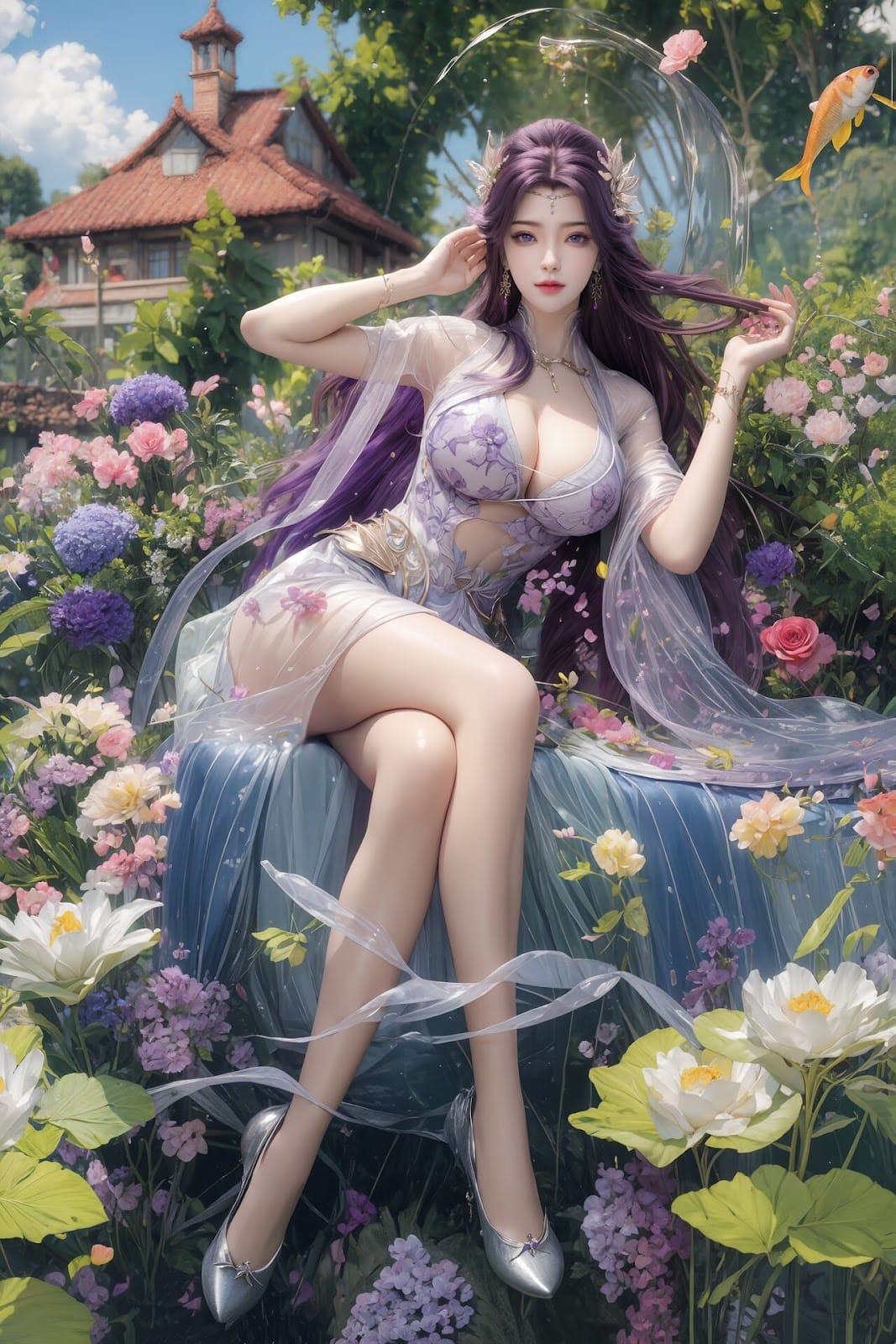 Ảnh 3D Vân Hi AI Nhẹ Nhàng Tình Cảm 147 Ảnh<span class=