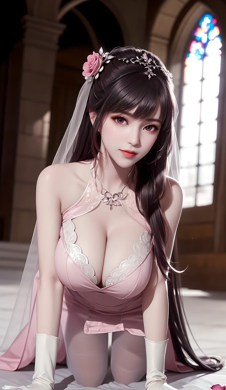 Bộ Ảnh AI Tiểu Vũ Váy Cưới Mê Ngay Từ Cái Nhìn Đầu Tiên 32 Ảnh<span class=