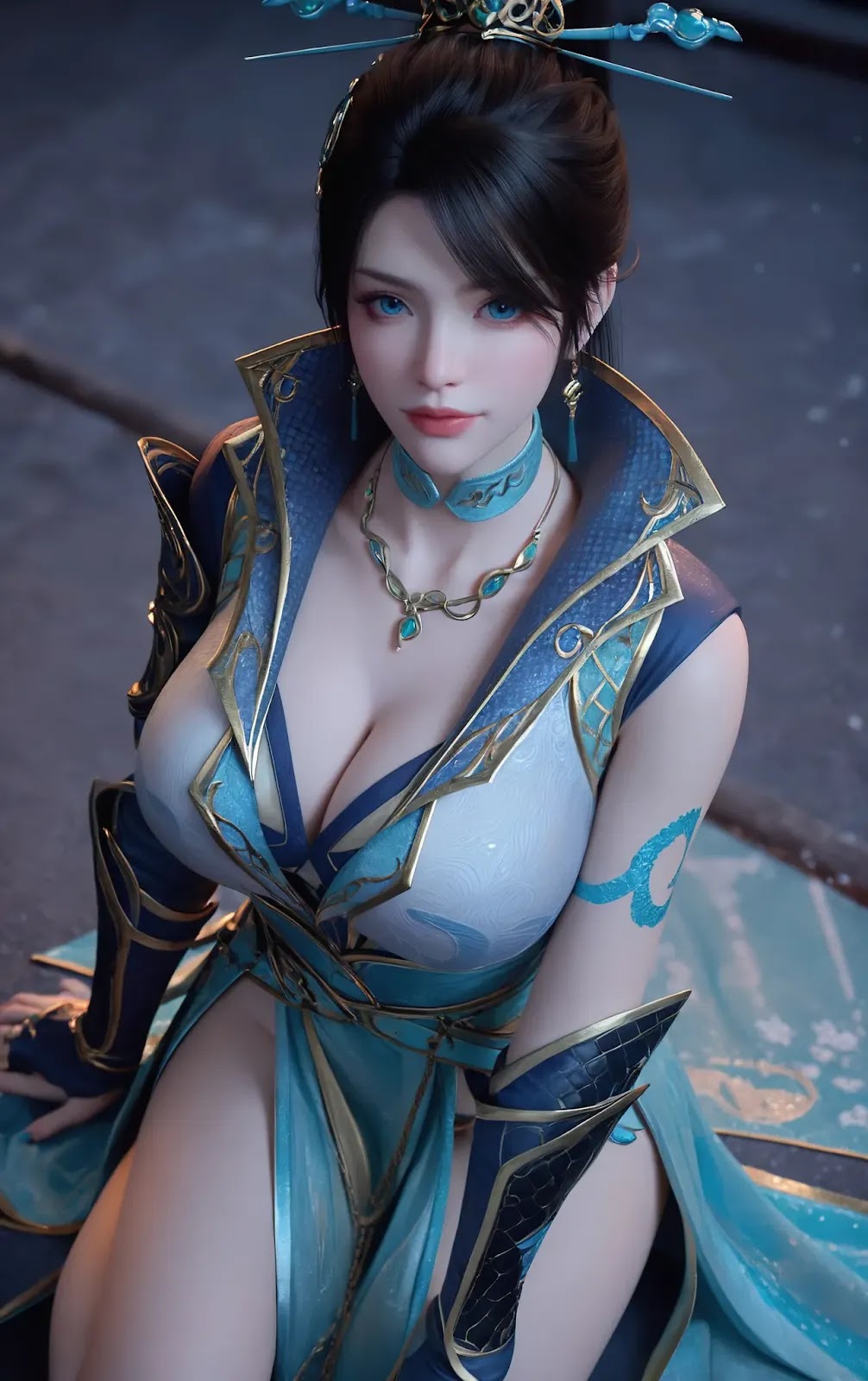 Ảnh Sex 3D Thanh Lân 青鳞 Vú To Cực Hot 245 PIC