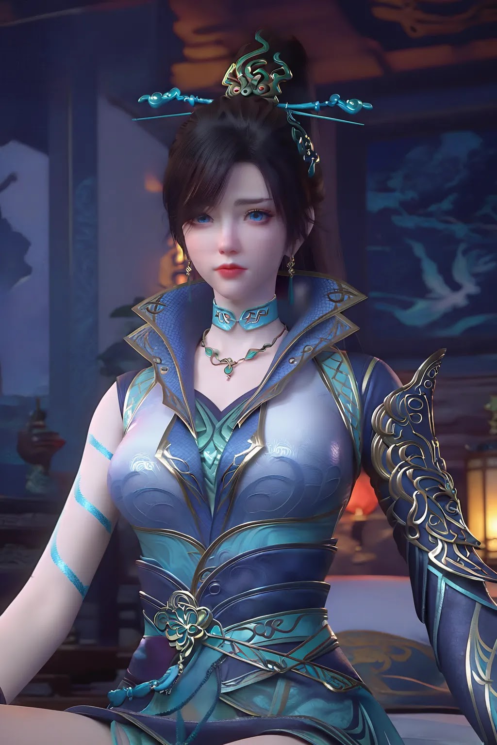 Thanh Lân 青鳞 Đấu Phá Thương Khung Nứng Quá Đi 71 PIC